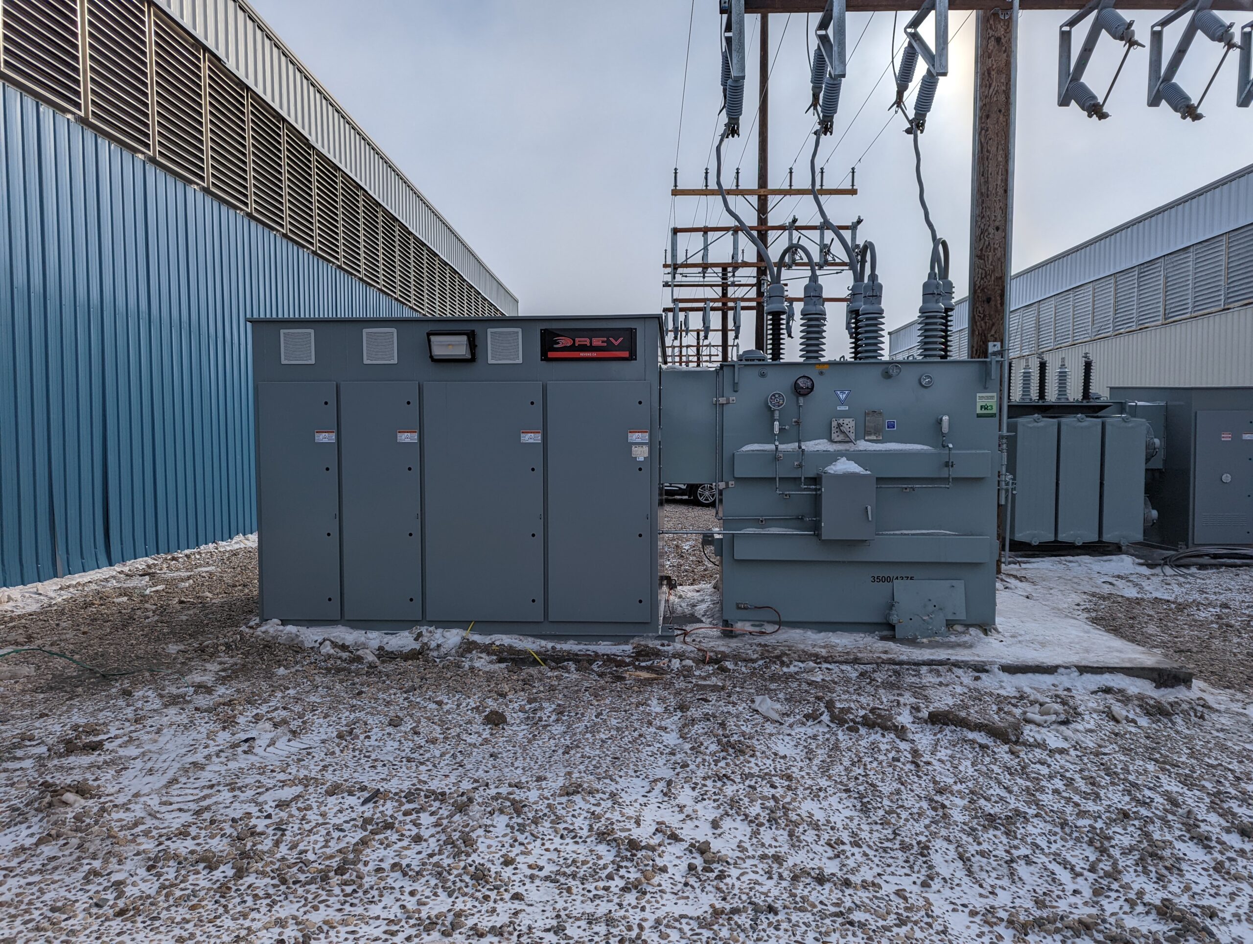 3500kVA Substation Transformer Installed - Data Center